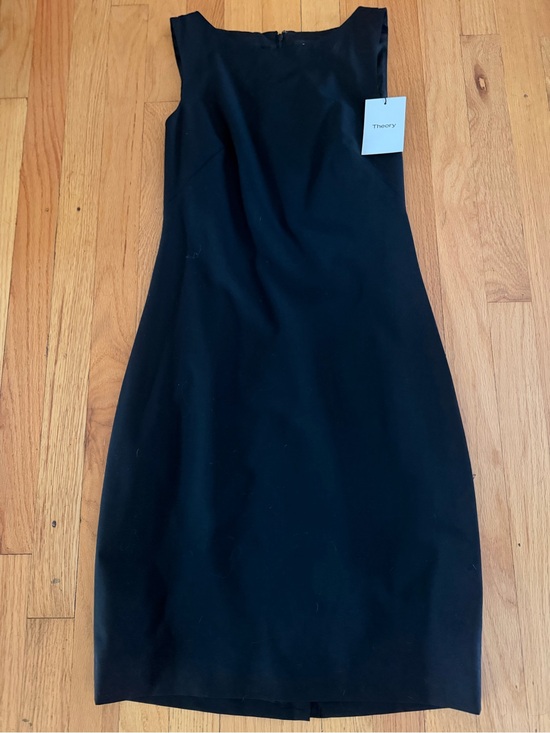 Theory Dresses & Skirts - Theory Black Sleeveless Midi Sheath Dress